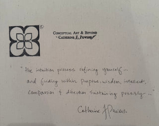 Intuition Series IV: Archival Print a/p signed artist proof on canvas