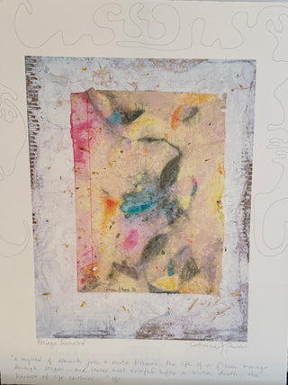 Foliage Revealed: Archival Print signed with artist markings & handwritten reflections