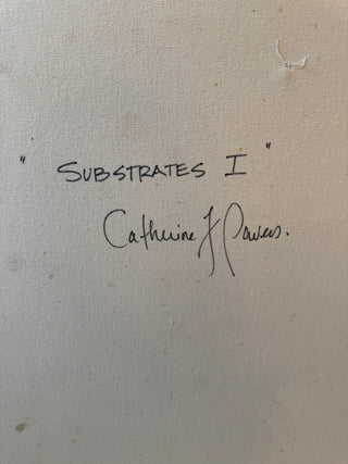 Substrates I: Original Large Scale Mixed Media Painting by Catherine F. Powers