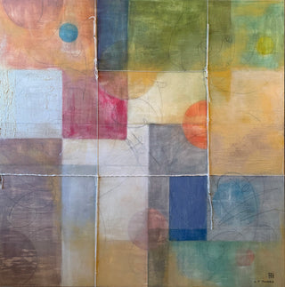 Substrates I: Original Large Scale Mixed Media Painting by Catherine F. Powers