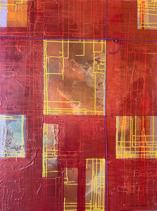 Windows: Original Mixed Media Painting by Catherine F. Powers