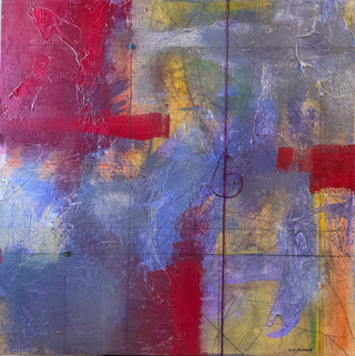 Thunder: Original Large Scale Mixed Media Painting by Catherine F. Powers