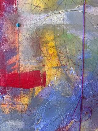Thunder: Original Large Scale Mixed Media Painting by Catherine F. Powers