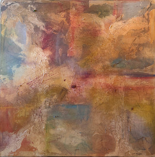 Sunset: Original Large Scale Mixed Media Painting by Catherine F. Powers