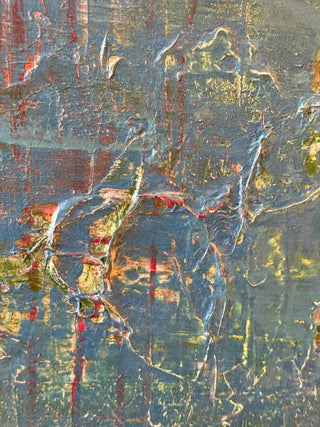 Ocean Topography: Original Mixed Media Large Scale Painting by Catherine F. Powers