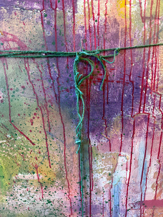 Rain Forest: Original Mixed Media Painting by Catherine F. Powers