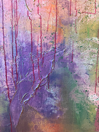 Rain Forest: Original Mixed Media Painting by Catherine F. Powers