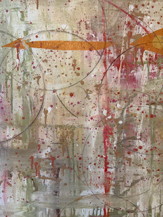 Barometer Of Your Soul: Large Scale Original Mixed Media Painting by Catherine F. Powers