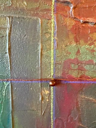 Creek Side I: Original Mixed Media Painting by Catherine F. Powers