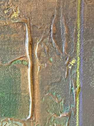 Creek Side I: Original Mixed Media Painting by Catherine F. Powers