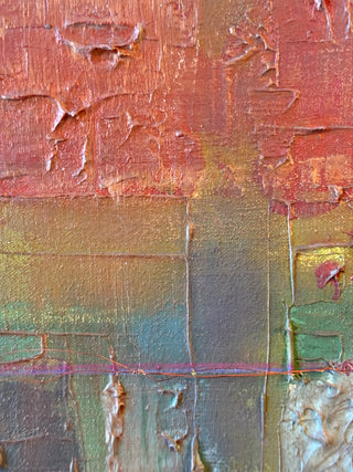 Creek Side I: Original Mixed Media Painting by Catherine F. Powers
