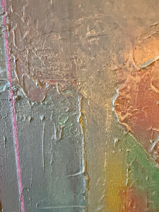 Creek Side II: Original Mixed Media Painting by Catherine F. Powers