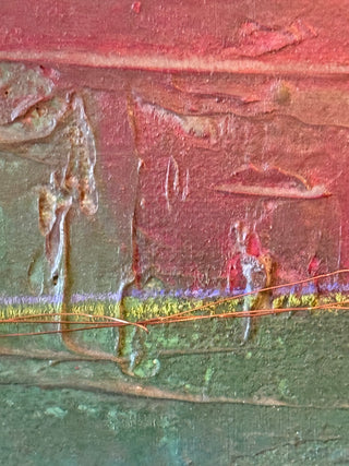 Creek Side IV: Original Mixed Media Painting by Catherine F. Powers