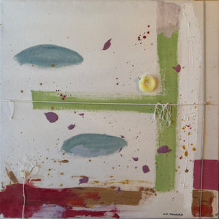 Internal Compass III: Original Mixed Media Painting by Catherine F. Powers