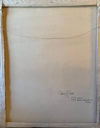 Remote Connections II: Original Mixed Media Large Scale Painting by Catherine F. Powers