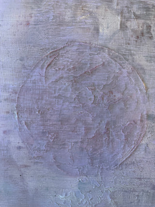 Lunar Eclipse: Original Mixed Media Painting by Catherine F. Powers