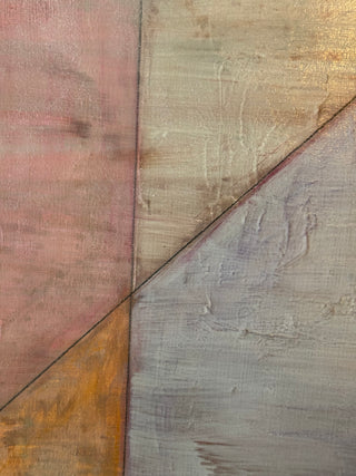 Lunar Eclipse: Original Mixed Media Painting by Catherine F. Powers