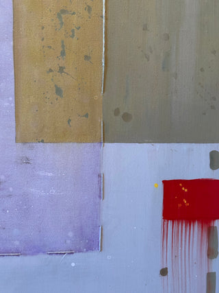 Primary Diversions II: Large Scale Original Mixed Media Painting by Catherine F. Powers
