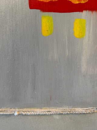 Primary Diversions II: Large Scale Original Mixed Media Painting by Catherine F. Powers