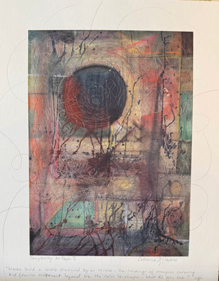 Complexity On Paper I: Archival Print Signed with Artistic Markings & Handwritten Reflections